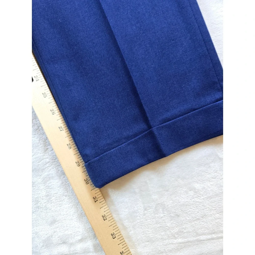 Sean John Double Breasted 3 Piece Suit Mens 44L Pants 38x31 Royal Blue w/Vest